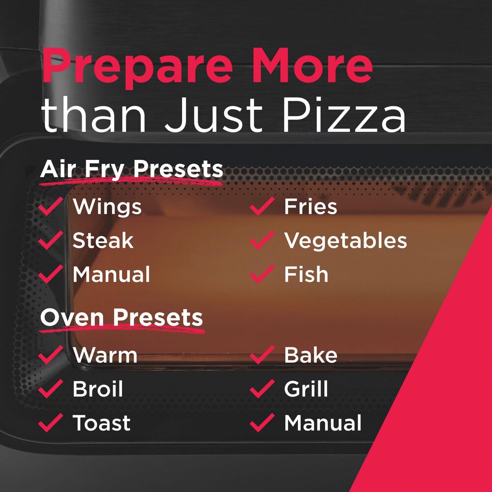 Frigidaire Indoor Pizza Oven &amp; Air Fryer, , large