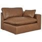 Ashley Emilia 4-Piece Stationary Reversible Sectional Sofa with Ottoman in Caramel, , large