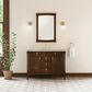 James Martin Kinnsden 48" Single Bathroom Vanity in Sable Oak with 3 cm Victorian Silver Silestone Top, Rectangular Sink and FreePower Wireless Charger, , large