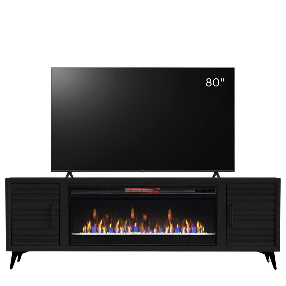 Legends Home Malibu 78" Fireplace Console in Seal Skin, , large