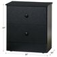 Living Essentials Nightstand in Black, , large