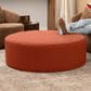 Jaxx Candler Round Ottoman in Terra Cotta, , large