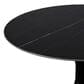 Leisuremod Verve 24" Coffee Table with Sintered Stone Top in Black, , large
