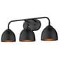 Golden Lighting Zoey 3-Light Bath Vanity in Matte Black, , large