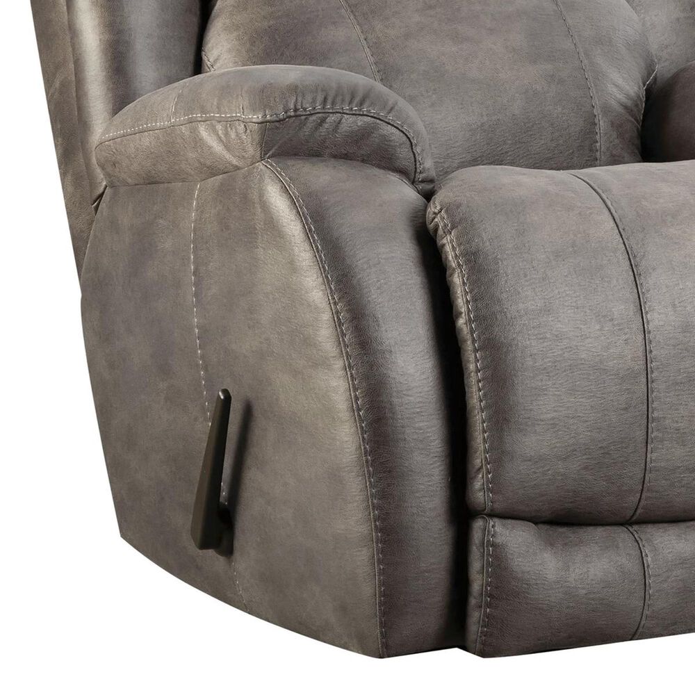 HomeStretch Denali Manual Rocker Recliner in Grey, , large