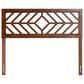 Baxton Studio Olsen Queen Headboard in Walnut Brown, , large