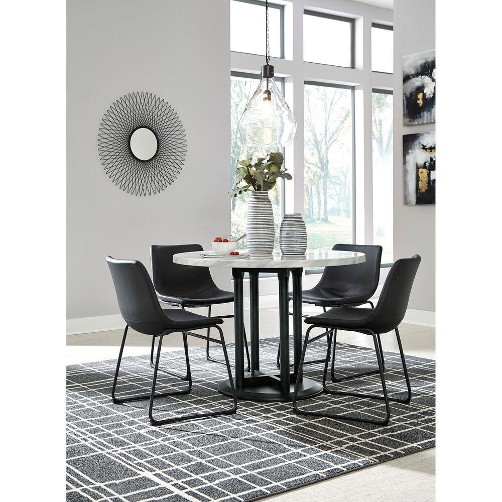 Ashley Centiar Dining Side Chair in Black &#40;Set of 2&#41;, , large