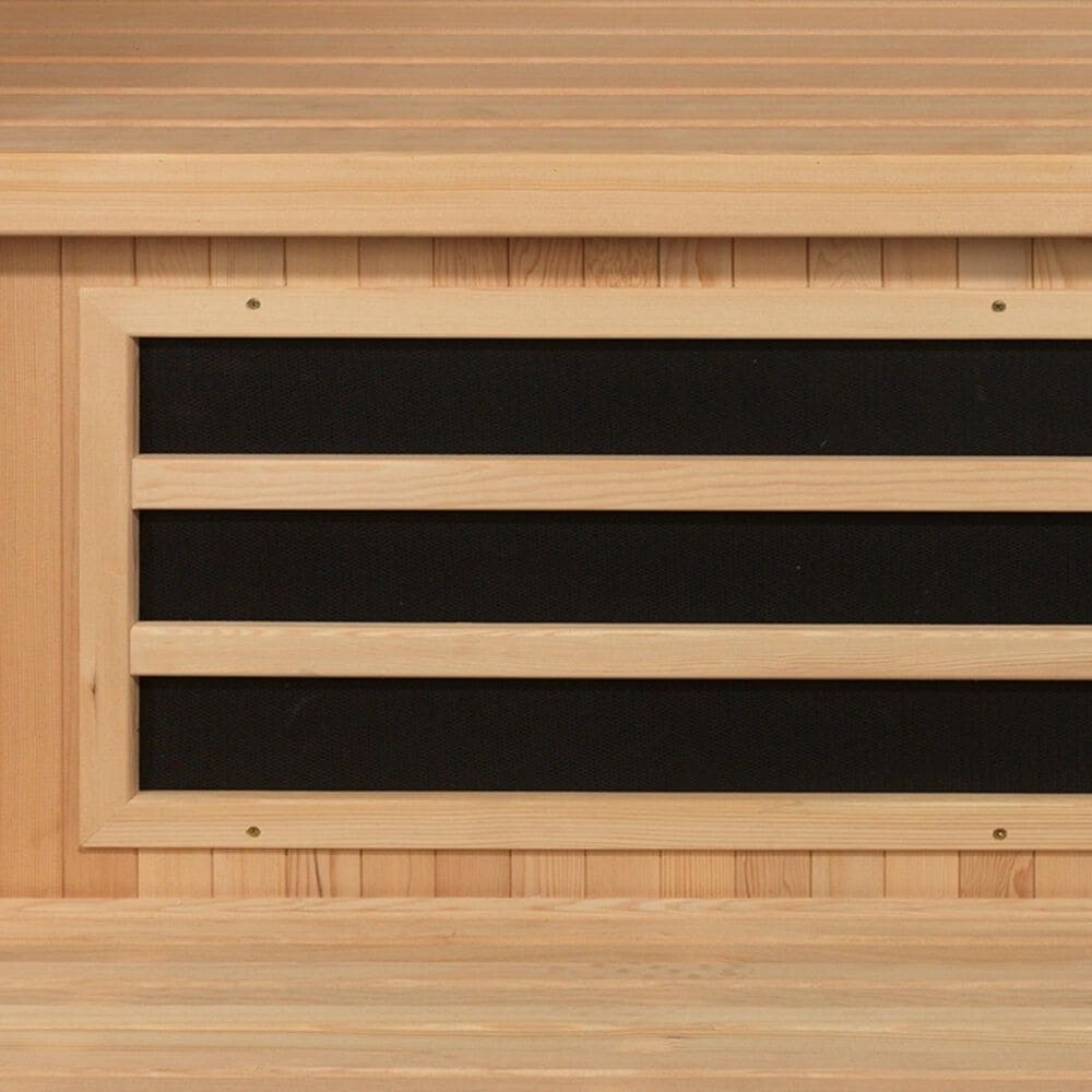 EZlife Elite 3-Person Ultra Low EMF &#40;Under 3MG&#41; FAR Infrared Sauna in Natural Hemlock, , large