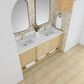 James Martin Vanities Marigot Single 72" Double Vanity in Sun-washed Oak with Single Hole 3 cm White Zeus Quartz Top & Backsplash, , large