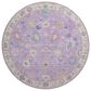 Dalyn Rug Company Hatay HY7 8" Round Purple Area Rug, , large