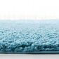 Safavieh August Shag 9" Round Turquoise Area Rug, , large