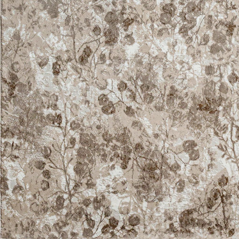 Radici USA Livigno Floral 5&#39;3&quot; x 7&#39;3&quot; Beige Area Rug, , large