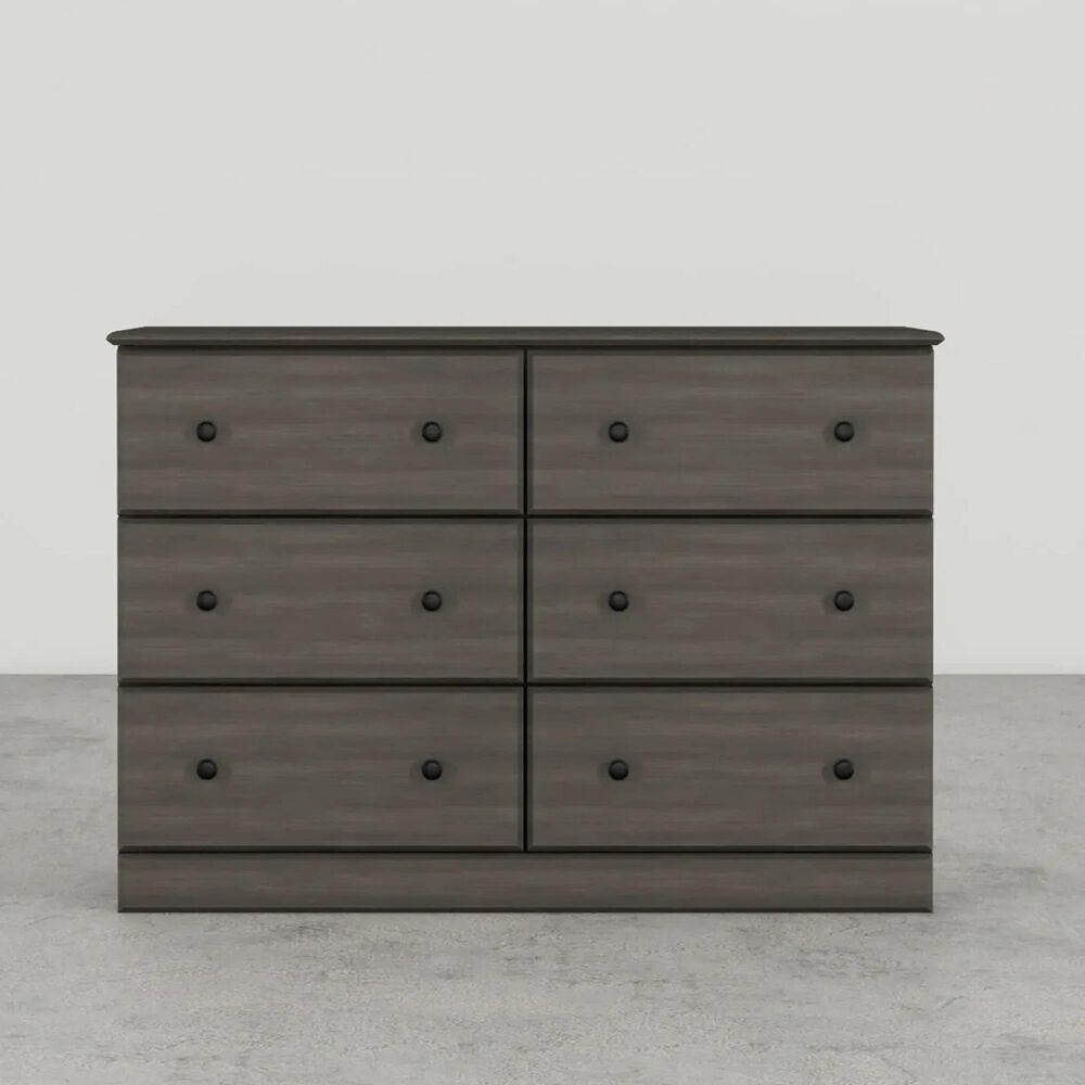 Lemoore Essential 45&quot; 6-Drawer Dresser in Storm Grey, , large