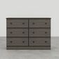 Lemoore Essential 45" 6-Drawer Dresser in Storm Grey, , large