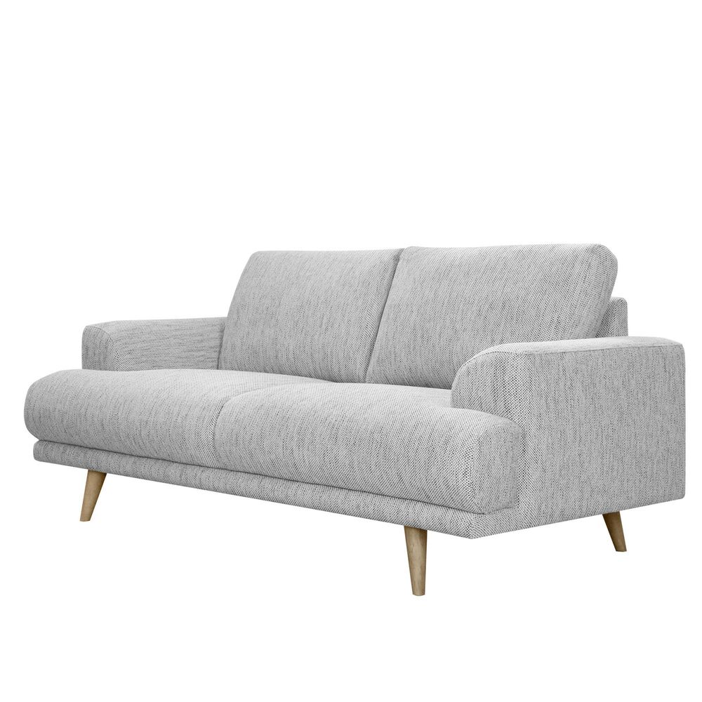 37B Charles Loveseat in Fancy Gray, , large