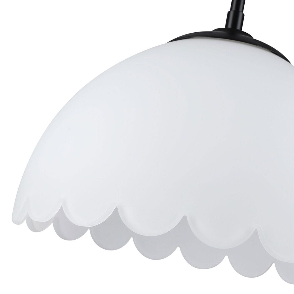 Golden Lighting Dorinda 1-Light Pendant in Matte Black, , large