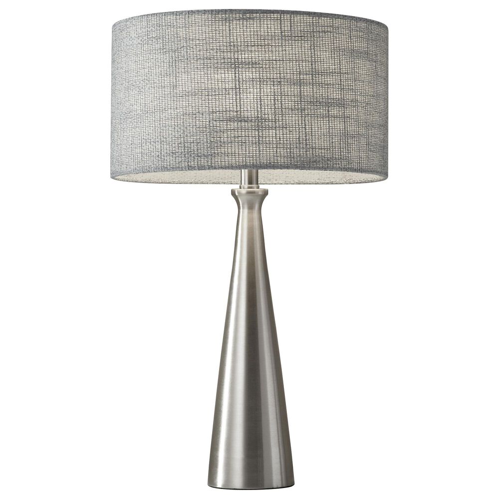 Adesso Linda Table Lamp in Brushed Steel, , large