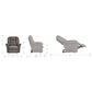 La-Z-Boy Jasper Power Recliner with Power Headrest and Lumbar in Smoke, , large