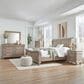 Belle Furnishings Rustic Traditions 5-Piece King Sleigh Bedroom Set in Saddle Tan, , large
