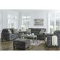 Ashley Lonoke Ottoman in Gunmetal, , large