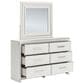 Ashley Zuraleus 5-Piece California King Upholstered Platform Bedroom Set in Matte White, , large