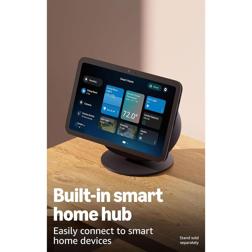 Amazon Echo Show 8 Smart Display with Spatial Audio in Graphite, , large
