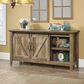 Sauder Dakota Pass 66" Credenza in Craftsman Oak, , large