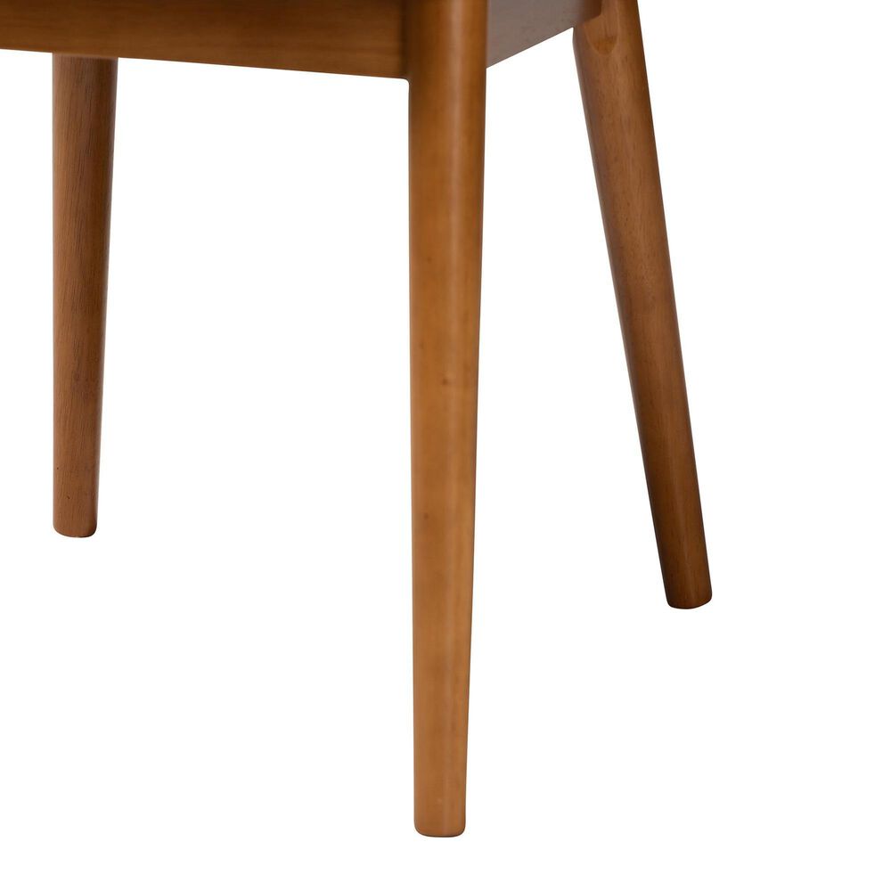 Baxton Studio Lavin Side Chair in Walnut Light Brown (Set of 2), , large