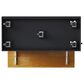 HOMLUX 48" Kitchen Island with Drop Leaf in Black and Natural, , large