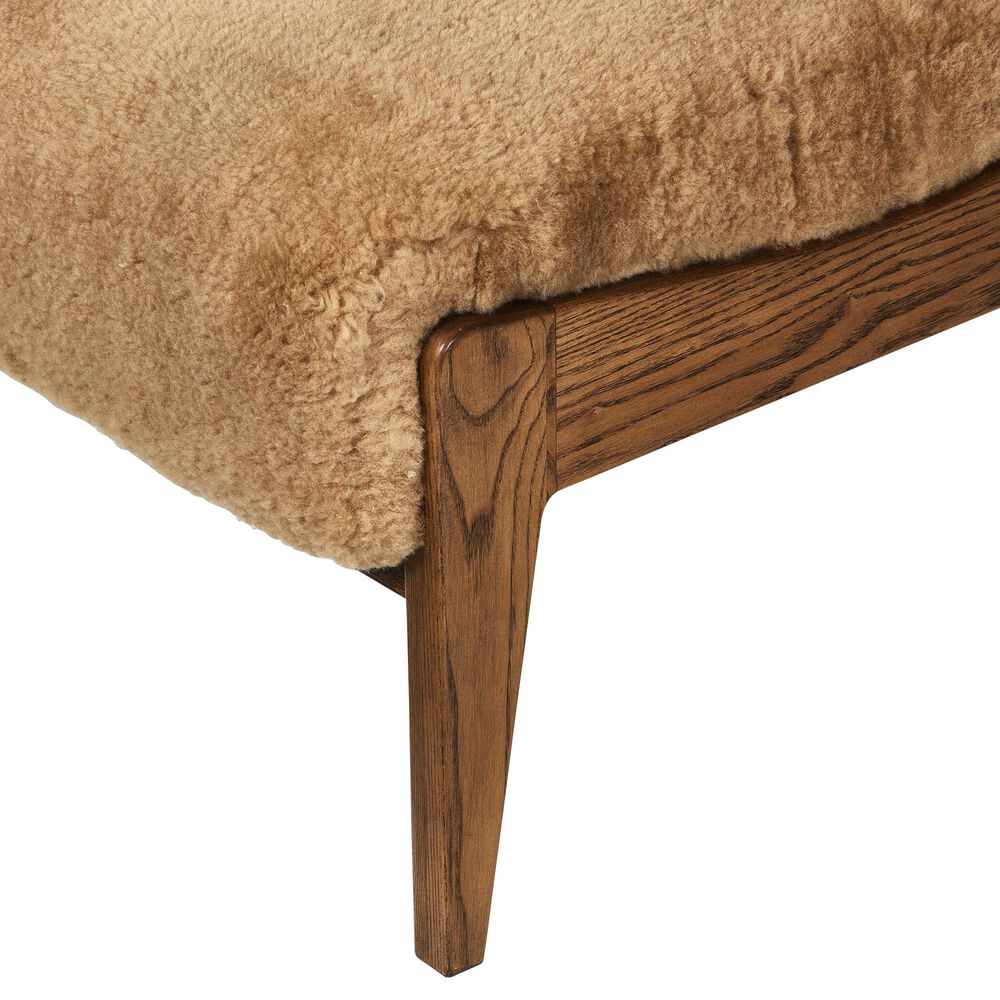 Four Hands Fabian Accent Chair in Desert Shearling, , large