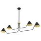 Hunter Grove Isle 4-Light Chandelier in Matte Black, , large