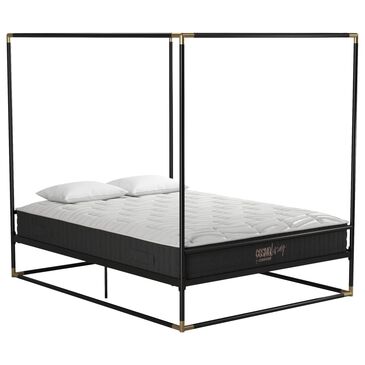 Dorel Asia Celeste Full Metal Bed in Black, , large
