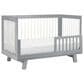 Babyletto Hudson 3-In-1 Convertible Crib and Toddler Conversion Kit in Grey and White, , large
