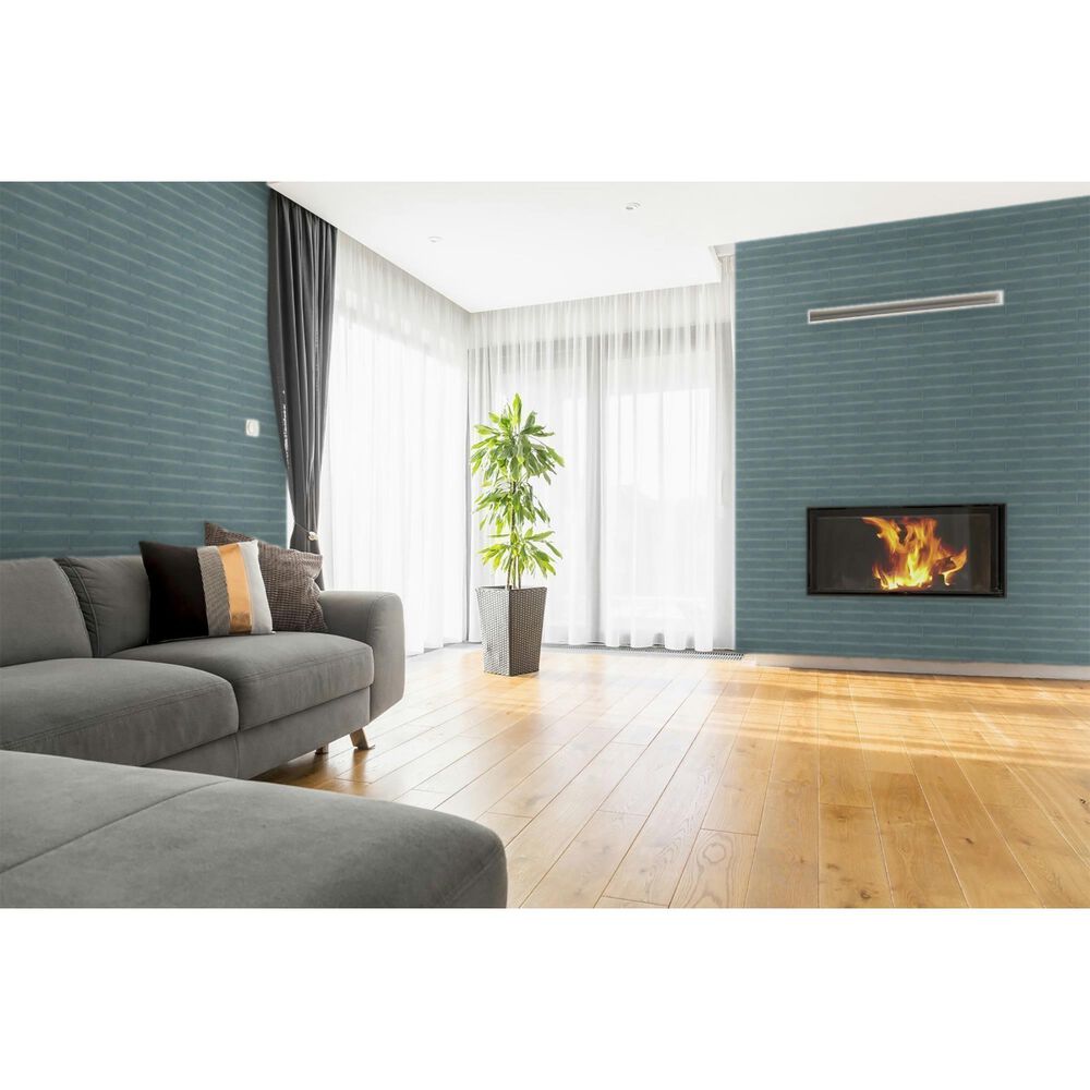 Emser Raku Ocean 3&quot; x 12&quot; Glossy Ceramic Tile, , large
