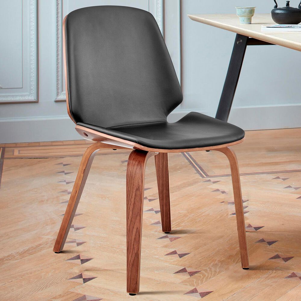 Blue River Brinley Dining Chair in Black and Walnut, , large