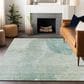 Dalyn Rug Company Ravenna RN12 10" x 14" Aqua Area Rug, , large
