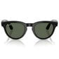 Rayban Glasses Headliner Gen 2 High Bridge Fit Sunglasses with Green Lenses in Shiny Black, , large