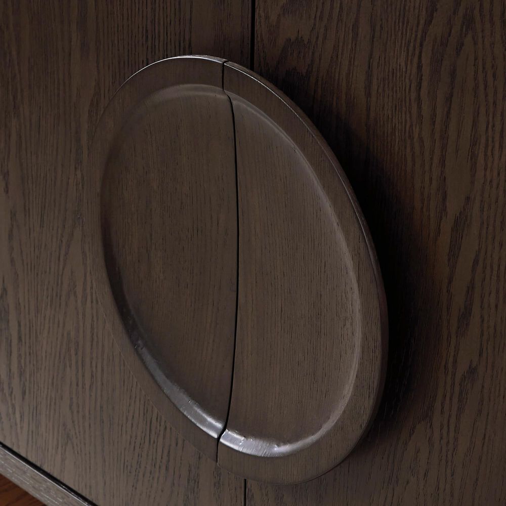 Ashley Veeda Accent Cabinet in Dark Brown, , large