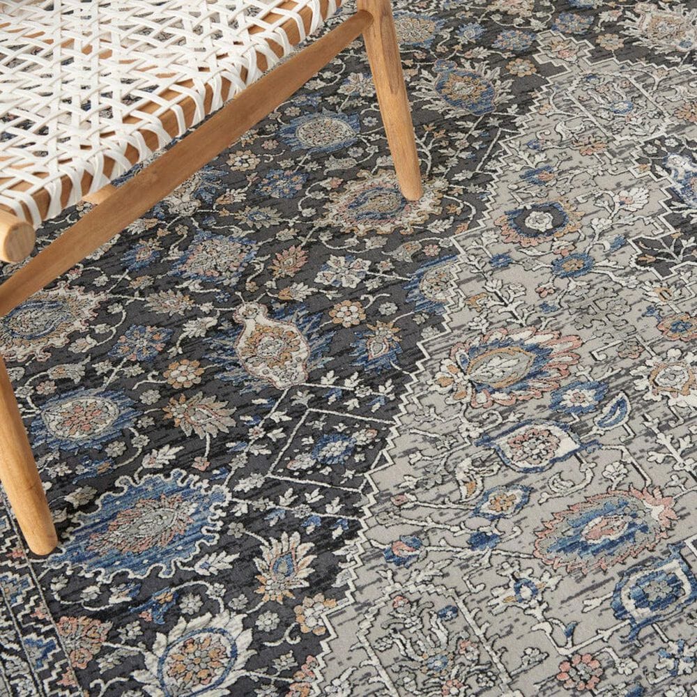 Nourison Starry Nights STN11 10&#39; x 13&#39; Grey and Blue Area Rug, , large