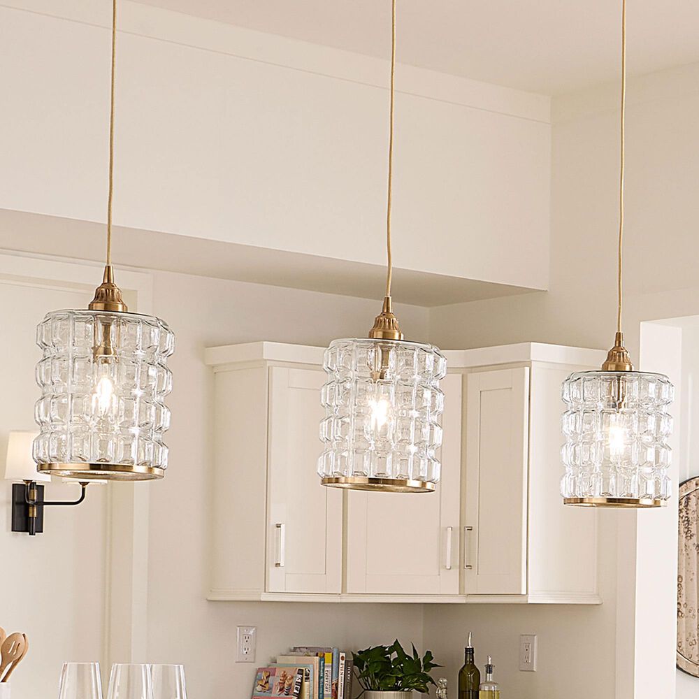 Jamie Young Amberley 1-Light Pendant in Antique Brass, , large