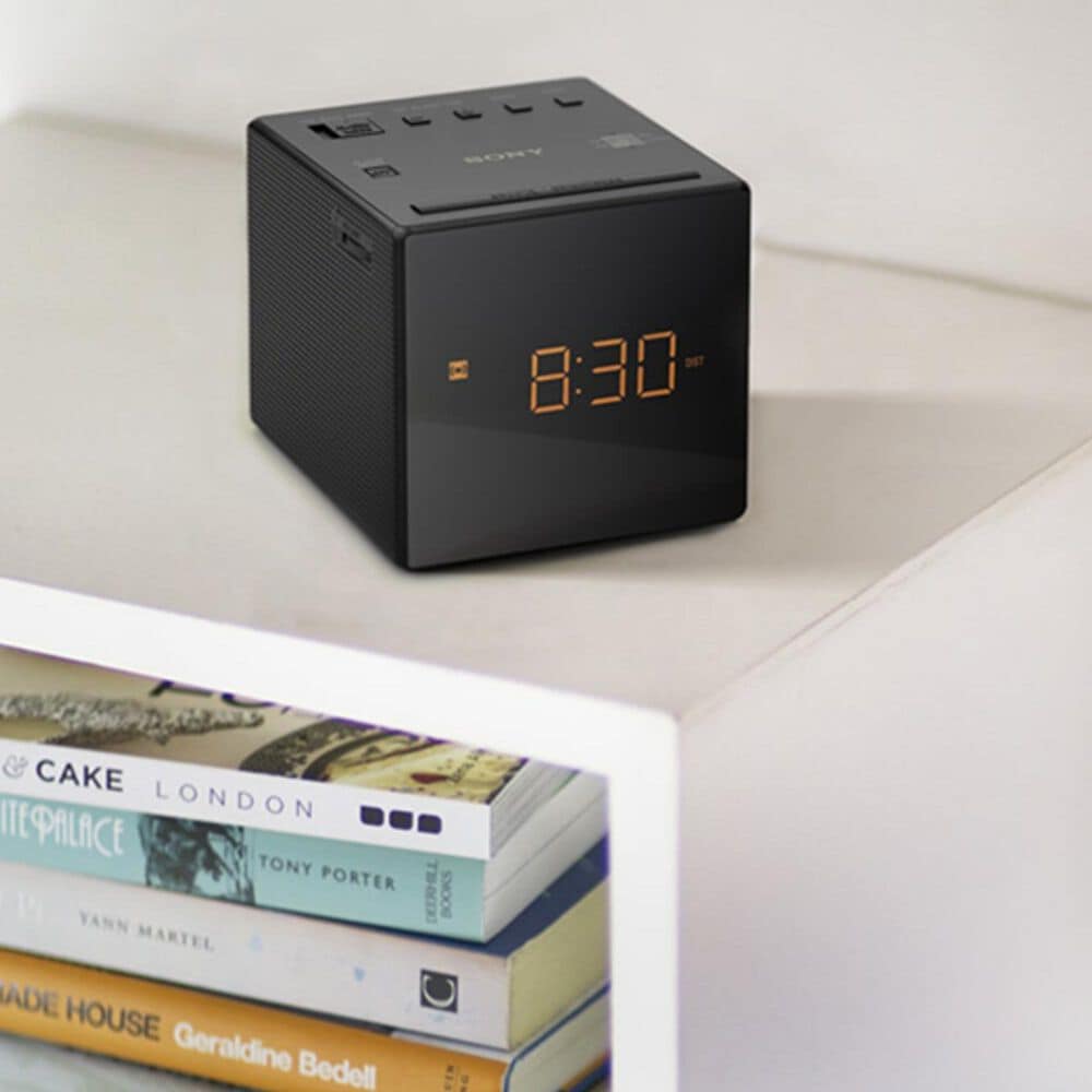 Sony Radio Alarm Clock in Black, , large