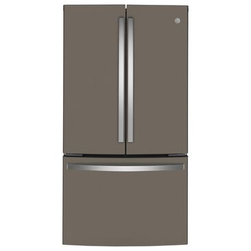 GE Appliances 23.1 Cu. Ft. Counter Depth French Door Refrigerator in Slate, , large