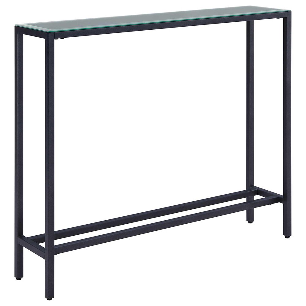 Southern Enterprises 30"Console Table in Gunmetal Gray, , large