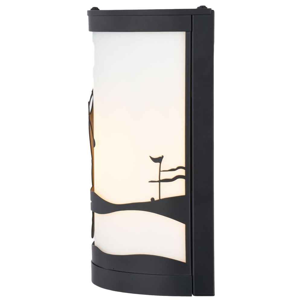 Vaxcel Links 1-Light Wall Sconce in Black, , large