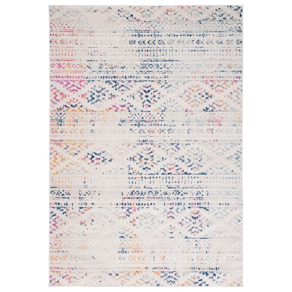 Safavieh Tulum Ivory and Blue 4&#39; x 6&#39; Area Rug, , large