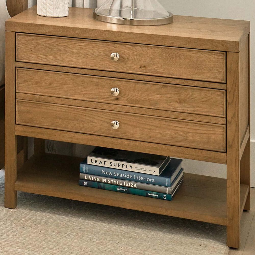Furniture Worldwide Weekender Saugatuck 2-Drawer Nightstand in Sand Dune, , large