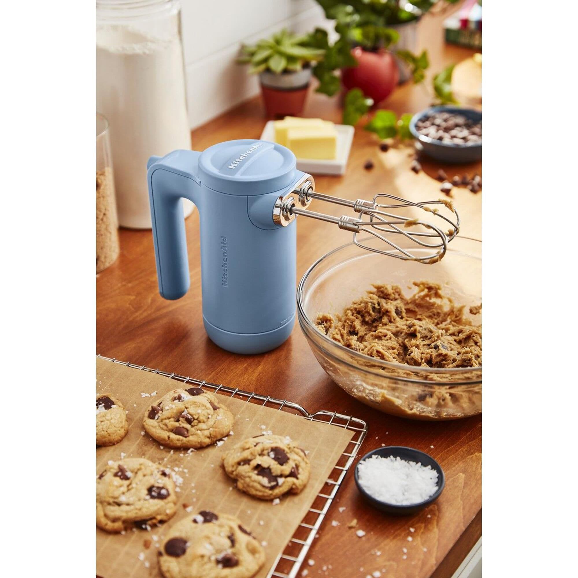 kitchenaid handmixer velvet blue