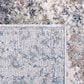 Safavieh Aston ASN718 11" x 15" Grey and Navy Area Rug, , large