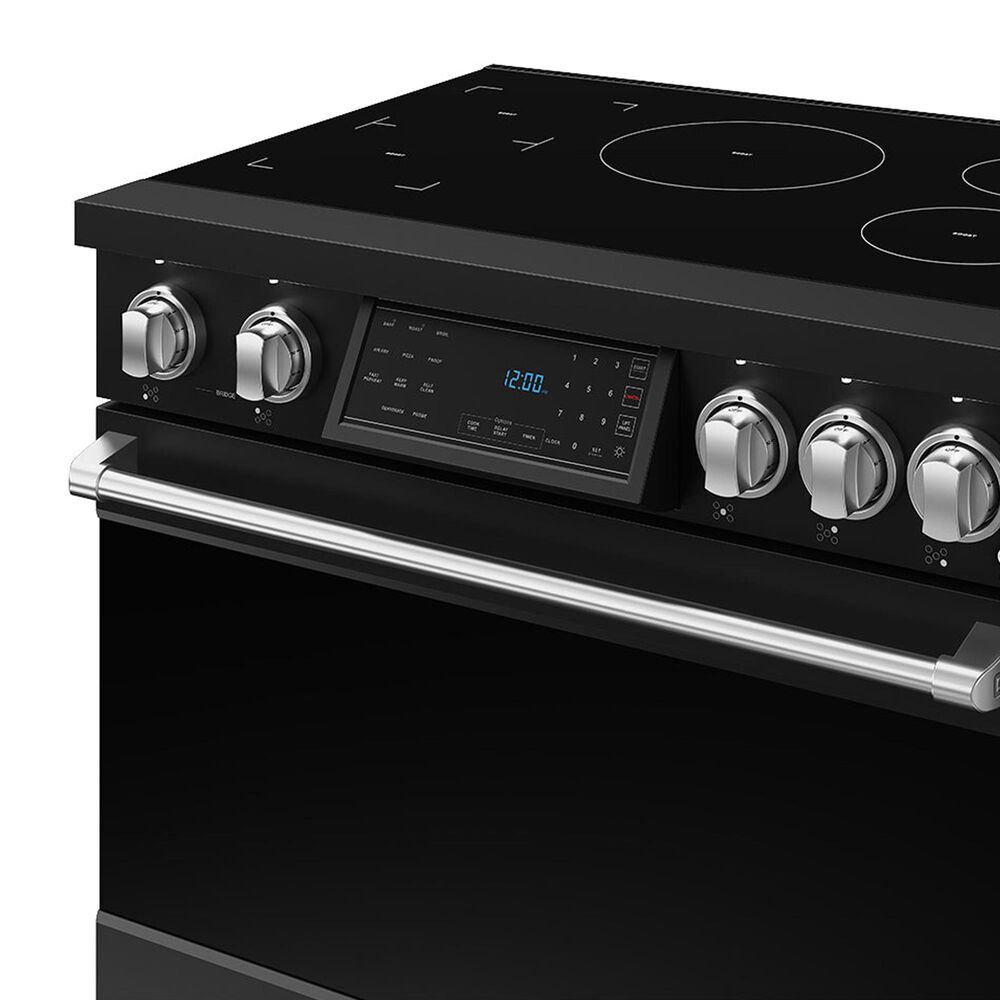 Thor Kitchen Gordon Ramsay 6 Cu. Ft. Professional Induction Range with Stainless Steel Handle Kit in Black, , large