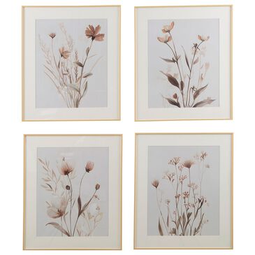 Ashley Chettings 23" x 27" Wall Art in Beige, Gray and Blush (Set of 4), , large